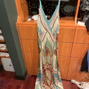 Nicole Miller Silk Flowy Sun Dress - size 6